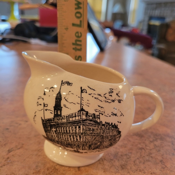 Vintage Burslem China (England) Creamer with F&R Lazarus Motif - Picture 9 of 14